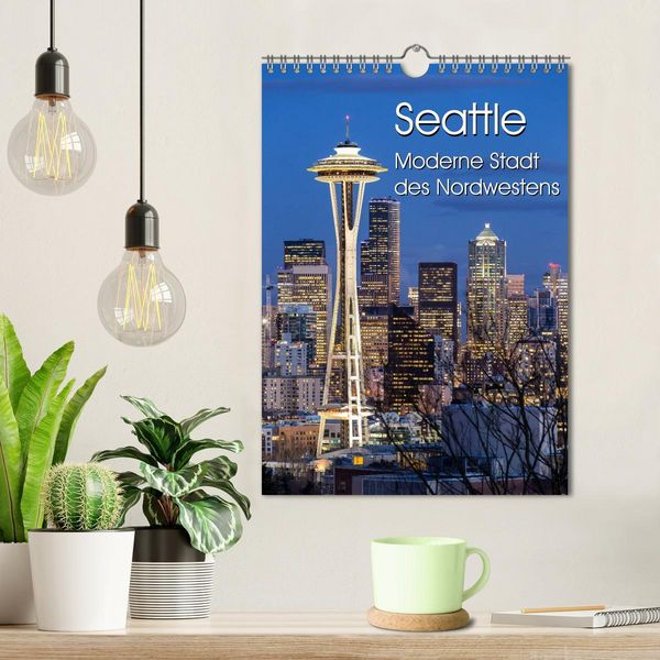 Produktbild: Seattle - Moderne Stadt des Nordwestens (Wandkalender 2026 DIN A4 hoch), CALVENDO Monatskalender