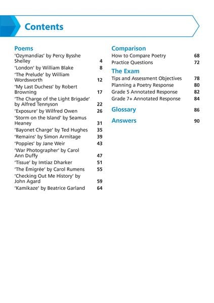 Produktbild: AQA Poetry Anthology Power and Conflict Revision Guide