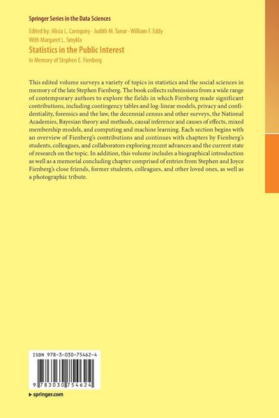 Produktbild: Statistics in the Public Interest