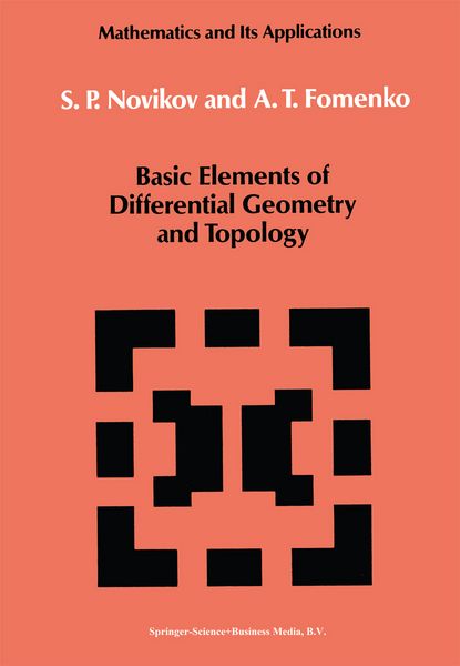 Produktbild: Basic Elements of Differential Geometry and Topology