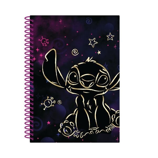 Produktbild: CoolPack Notizbuch Disney Stitch gold Design 2 DIN B5 Spiralbindung