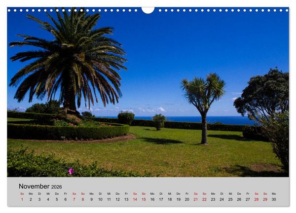 Produktbild: Azoren - S&atilde;o Miguel (Wandkalender 2026 DIN A3 quer), CALVENDO Monatskalender