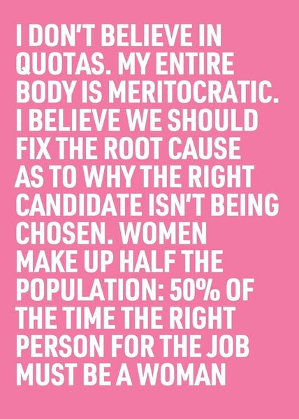 Produktbild: 50% of the Time the Right Person for the Job Must Be a Woman