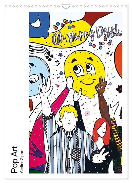 Produktbild: Pop Art - Atelier Zippo (Wandkalender 2027 DIN A3 hoch), CALVENDO Monatskalender
