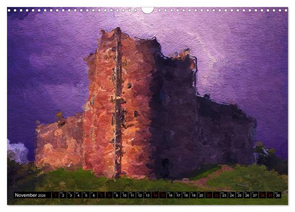 Produktbild: Castles of Scotland (Wall Calendar 2026 DIN A3 landscape), CALVENDO 12 Month Wall Calendar