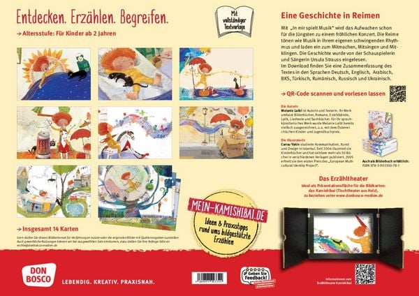 Produktbild: In mir spielt Musik. Eine Aufwachgeschichte. Kamishibai Bildkartenset