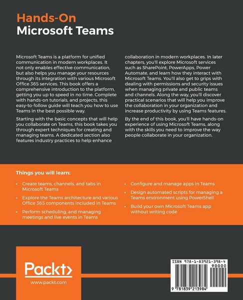 Produktbild: Hands-On Microsoft Teams