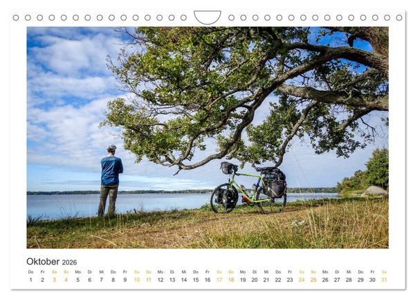 Produktbild: Radreisegl&uuml;ck Ostsee (Wandkalender 2026 DIN A4 quer), CALVENDO Monatskalender