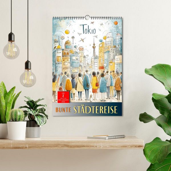 Produktbild: Bunte Weltreise (Wandkalender 2026 DIN A3 hoch), CALVENDO Monatskalender