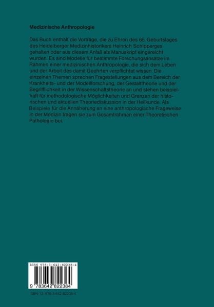 Produktbild: Medizinische Anthropologie