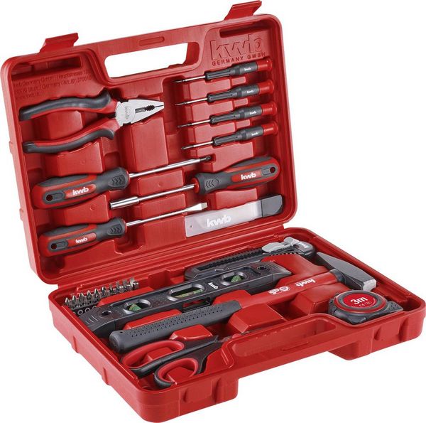 Produktbild: Kwb 370610 Werkzeugkoffer best&uuml;ckt 35teilig (B x H x T) 31.5 x 24 x 8.3cm
