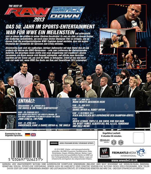 Produktbild: The Best of Raw & Smackdown 2013 [2 BRs]