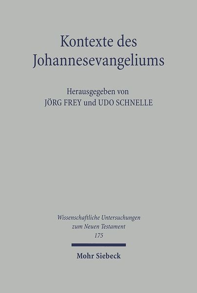 Produktbild: Kontexte des Johannesevangeliums