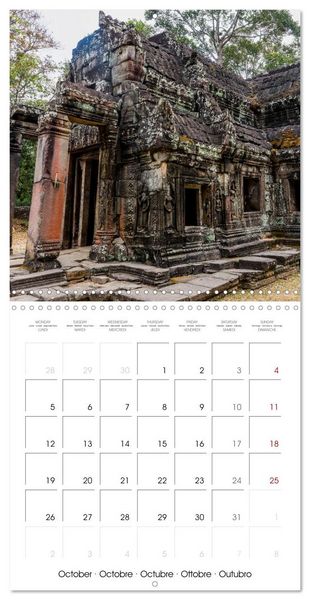 Produktbild: Siem Reap City of Temples Cambodia (Wall Calendar 2026 12 &times; 12 Inch) CALVENDO 12 Month Wall Calendar
