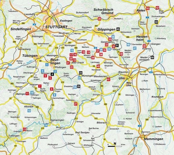 Produktbild: Leichte Wanderungen Schw&auml;bische Alb