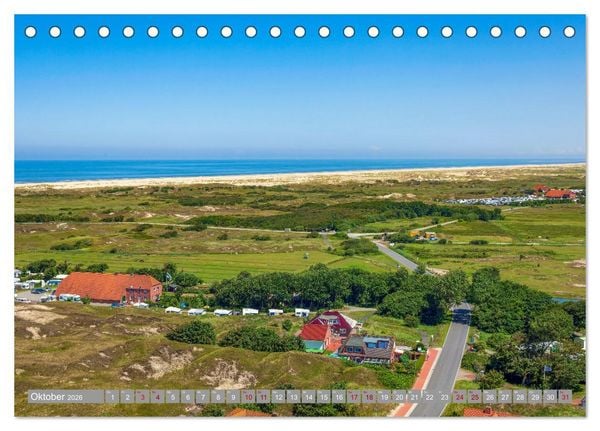 Produktbild: NORDERNEY - Meine Liebe zur Nordseeinsel (Tischkalender 2026 DIN A5 quer), CALVENDO Monatskalender