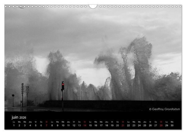 Produktbild: GRANDES MAR&Eacute;ES &Agrave; SAINT-MALO (Calendrier mural 2026 DIN A3 vertical), CALVENDO calendrier mensuel
