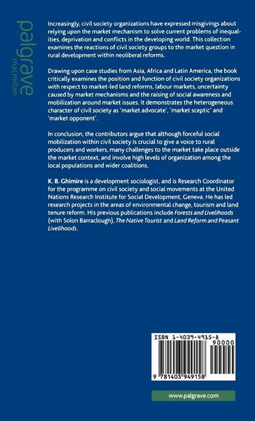 Produktbild: Civil Society and the Market Question