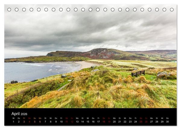 Produktbild: Irlands Landschaften (Tischkalender 2026 DIN A5 quer), CALVENDO Monatskalender