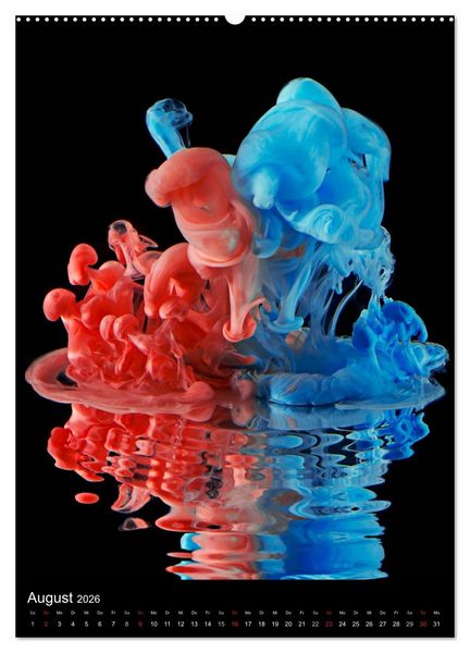 Produktbild: Experimentelle Fotografie Liquid Art (hochwertiger Premium Wandkalender 2026 DIN A2 hoch), Kunstdruck in Hochglanz