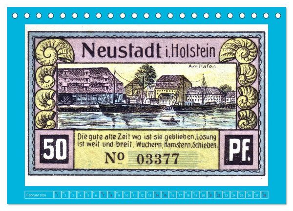 Produktbild: Gru&szlig; aus Neustadt in Holstein (Tischkalender 2026 DIN A5 quer), CALVENDO Monatskalender