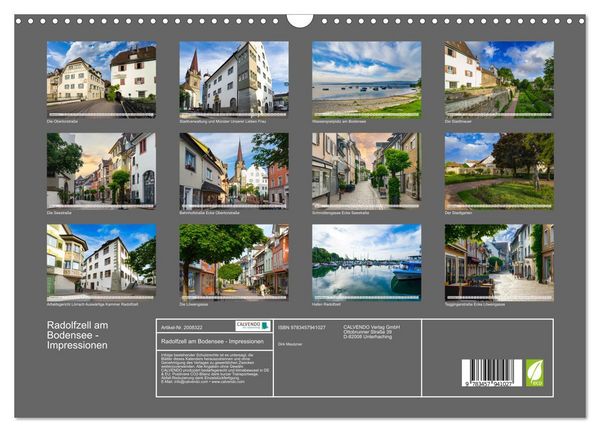 Produktbild: Radolfzell am Bodensee - Impressionen (Wandkalender 2026 DIN A3 quer), CALVENDO Monatskalender