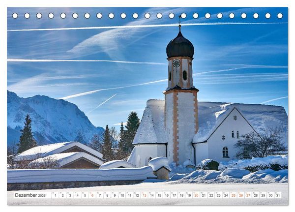 Produktbild: Wege durch die Alpen (Tischkalender 2026 DIN A5 quer), CALVENDO Monatskalender