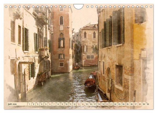 Produktbild: Venise l'&eacute;ternelle (Calendrier mural 2026 DIN A4 vertical), CALVENDO calendrier mensuel