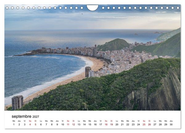 Produktbild: RIO DE JANEIRO Contrastes. Couleurs. Lumi&egrave;re. (Calendrier mural 2027 DIN A4 vertical), CALVENDO calendrier mensuel