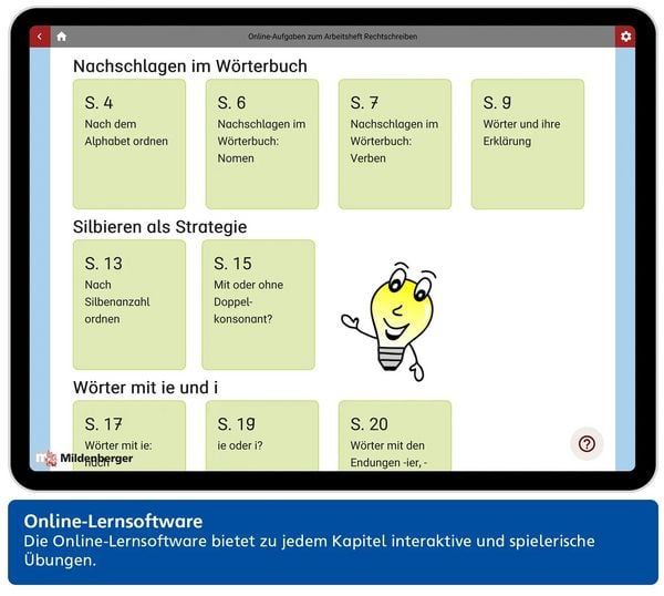 Produktbild: Das W&ouml;rterbuch f&uuml;r die Sekundarstufe &ndash; Arbeitsheft Rechtschreiben
