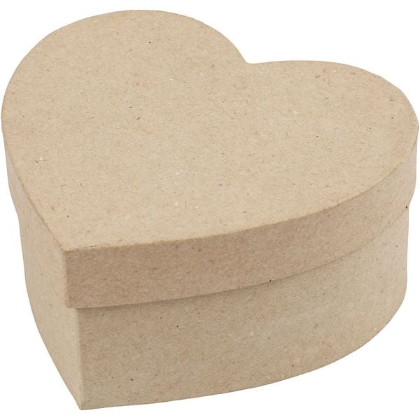 Produktbild: Creativ Company Pappschachtel-Set, Herz, H 5+6,5+7,5 cm, B 10+12,5+15 cm, 3 Stk, 1 Set