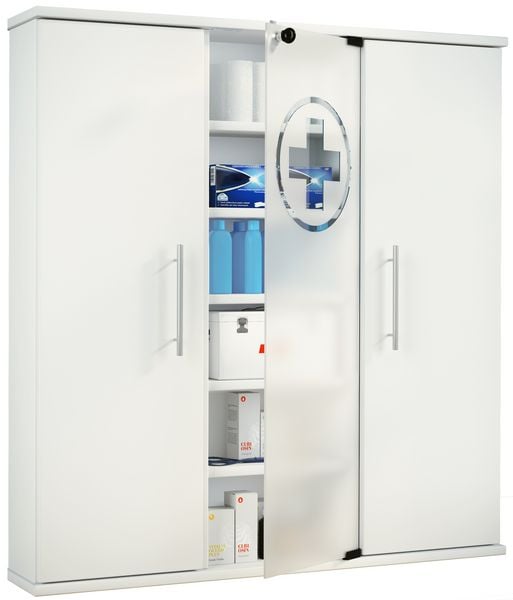 Produktbild: Medizinschrank Arzneischrank Santila abschlie&szlig;bar