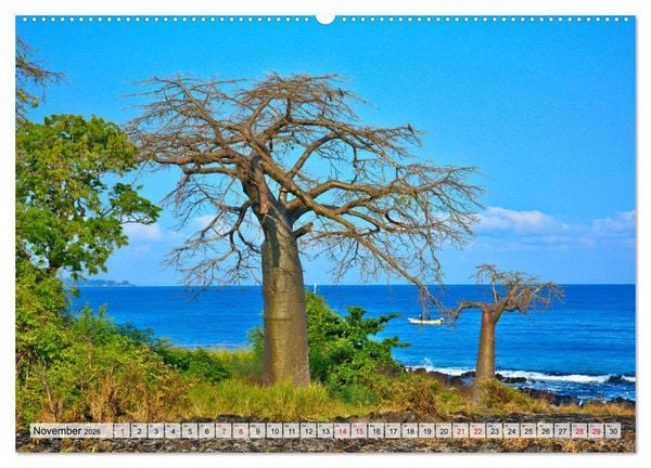 Produktbild: S&atilde;o Tom&eacute; - Inselparadies am &Auml;quator (Wandkalender 2026 DIN A2 quer), CALVENDO Monatskalender