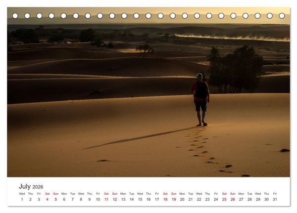 Produktbild: A quick trip to Morocco (Desk Calendar 2026 DIN A5 landscape), CALVENDO 12 Month DeskCalendar