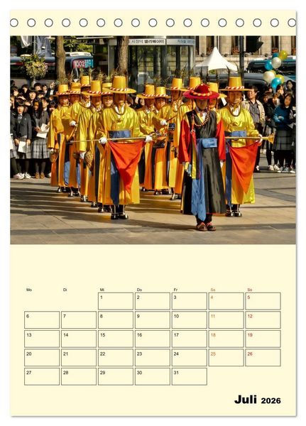 Produktbild: S&uuml;dkorea - Tradition und Hightech (Tischkalender 2026 DIN A5 hoch), CALVENDO Monatskalender