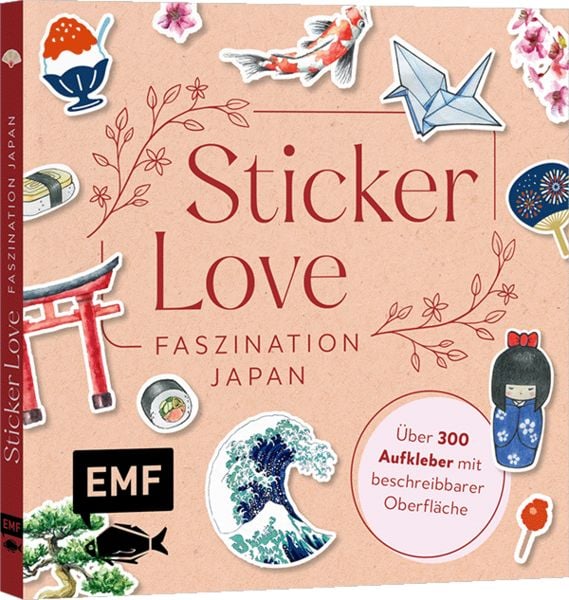 Produktbild: Sticker Love: Faszination Japan &ndash; &Uuml;ber 300 Etiketten und Aufkleber mit beschreibbarer Oberfl&auml;che