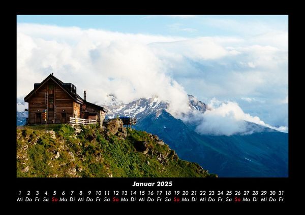 Produktbild: Bergige Welten 2025 Fotokalender DIN A3