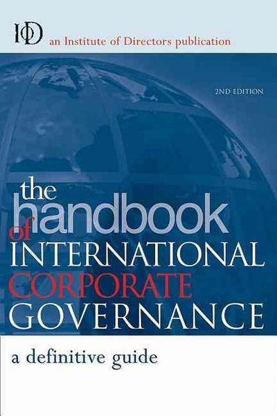 Produktbild: Handbook of International Corporate Governance