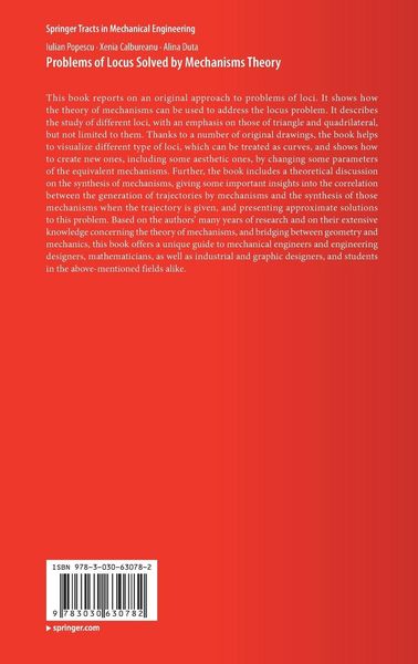 Produktbild: Problems of Locus Solved by Mechanisms Theory