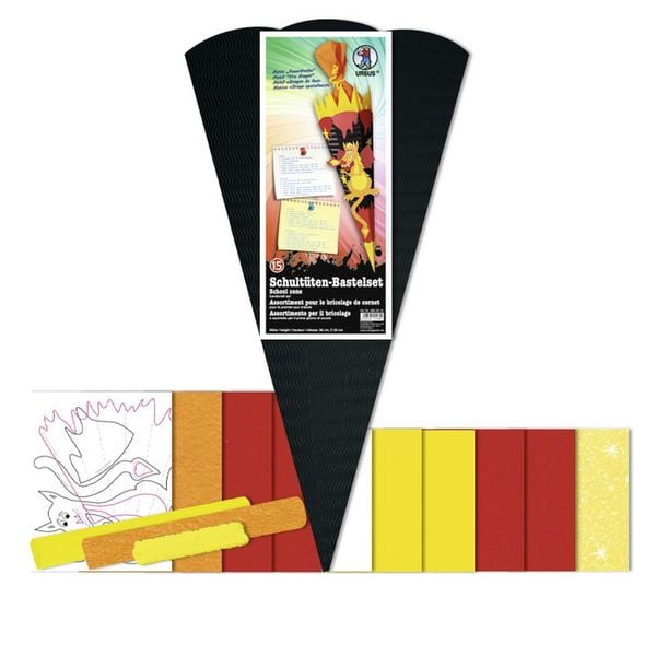Produktbild: Schult&uuml;ten-Bastelset "Feuerdrache"