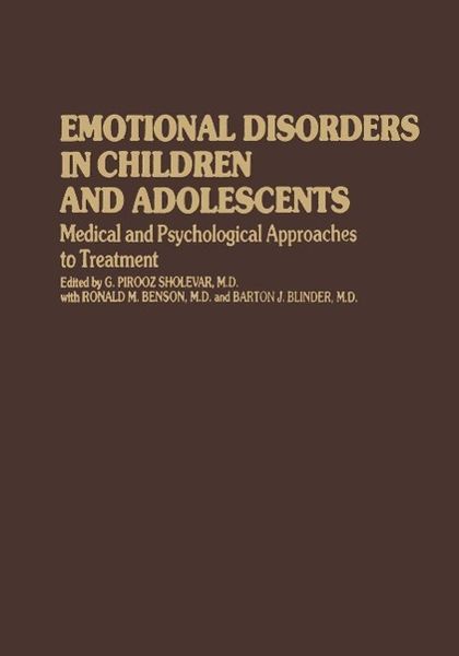 Produktbild: Emotional Disorders in Children and Adolescents