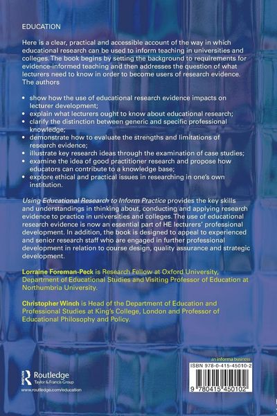 Produktbild: Using Educational Research to Inform Practice