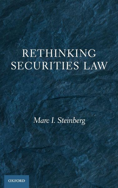 Produktbild: Rethinking Securities Law