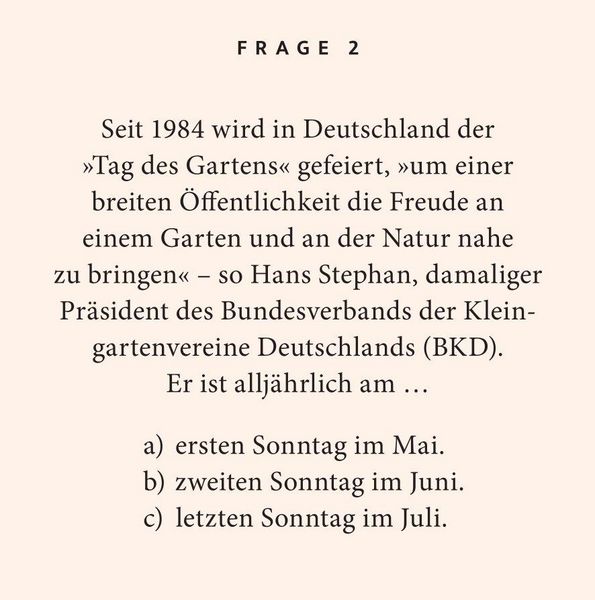 Produktbild: Garten-Quiz