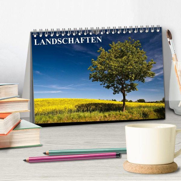 Produktbild: Landschaften (Tischkalender 2026 DIN A5 quer), CALVENDO Monatskalender
