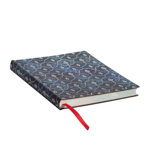 Produktbild: Softcover Notizbuch Samtblau, Midi, Liniert