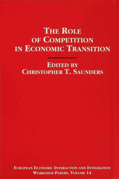 Produktbild: The Role of Competition in Economic Transition