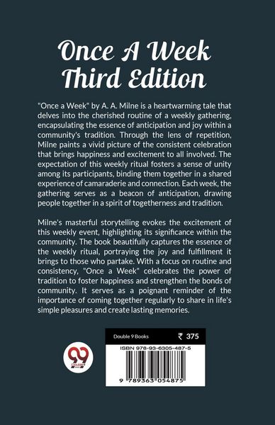 Produktbild: Once A Week Third Edition