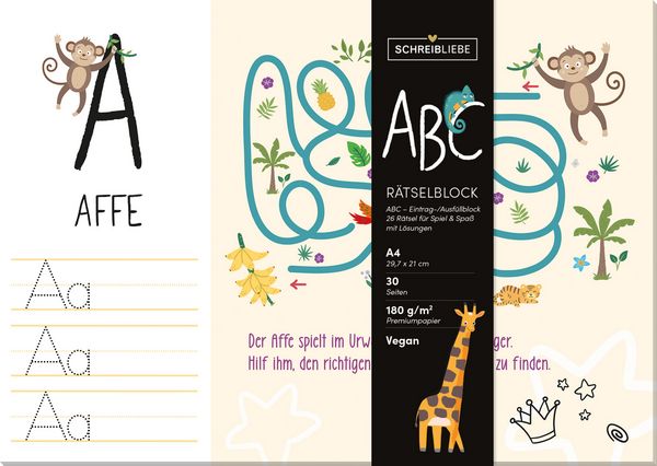 Produktbild: ABC- R&auml;tselblock