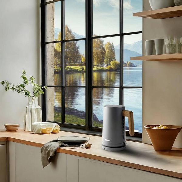 Produktbild: DOMO WASSERKOCHER Wasserkocher Matt Grau Fassungsverm&ouml;gen: 1.7l